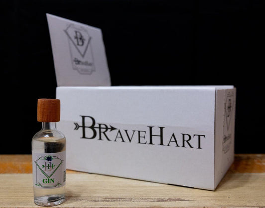 BraveHart Premium Dry Gin 50ml X 24 Box