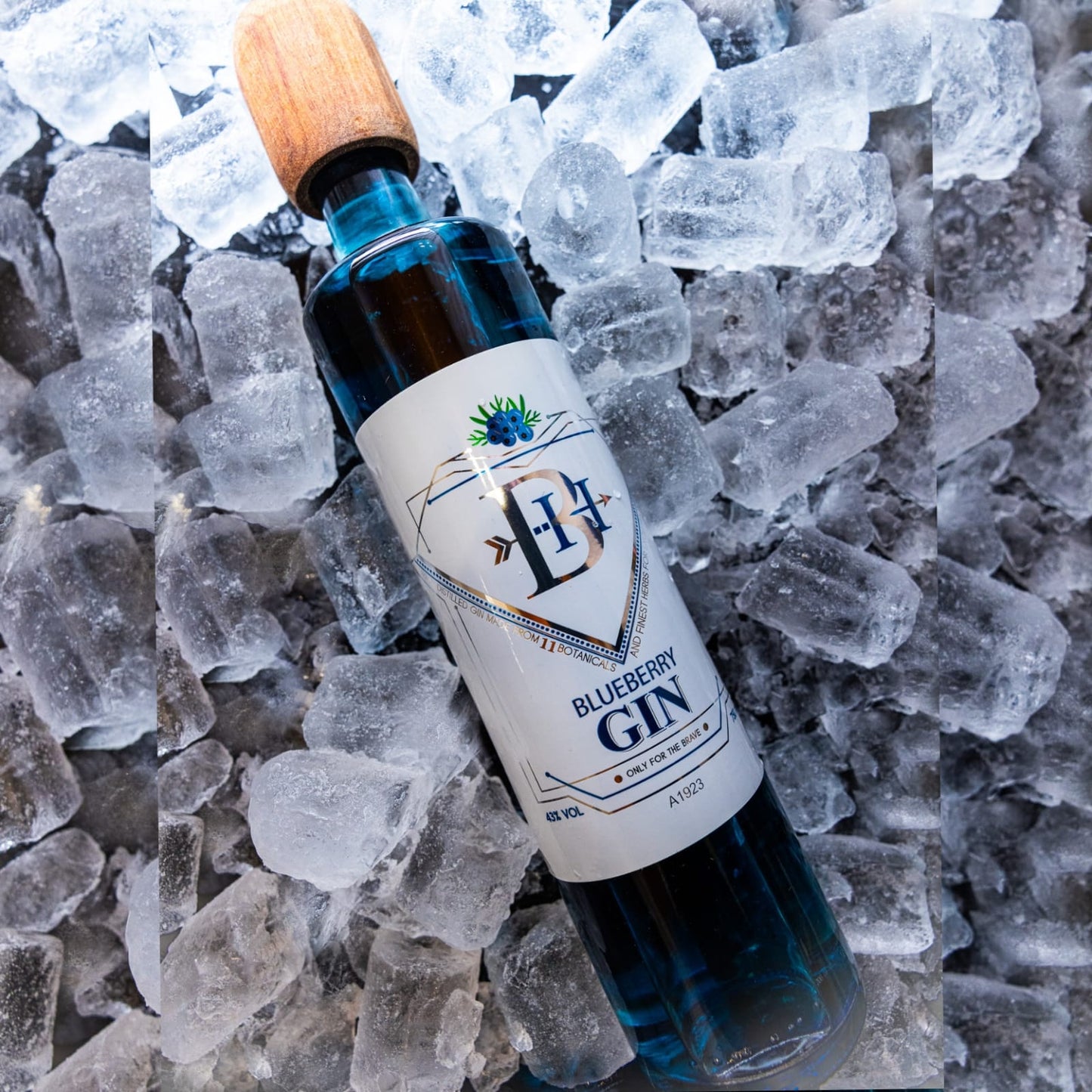 BraveHart Premium BlueBerry Gin 750ml