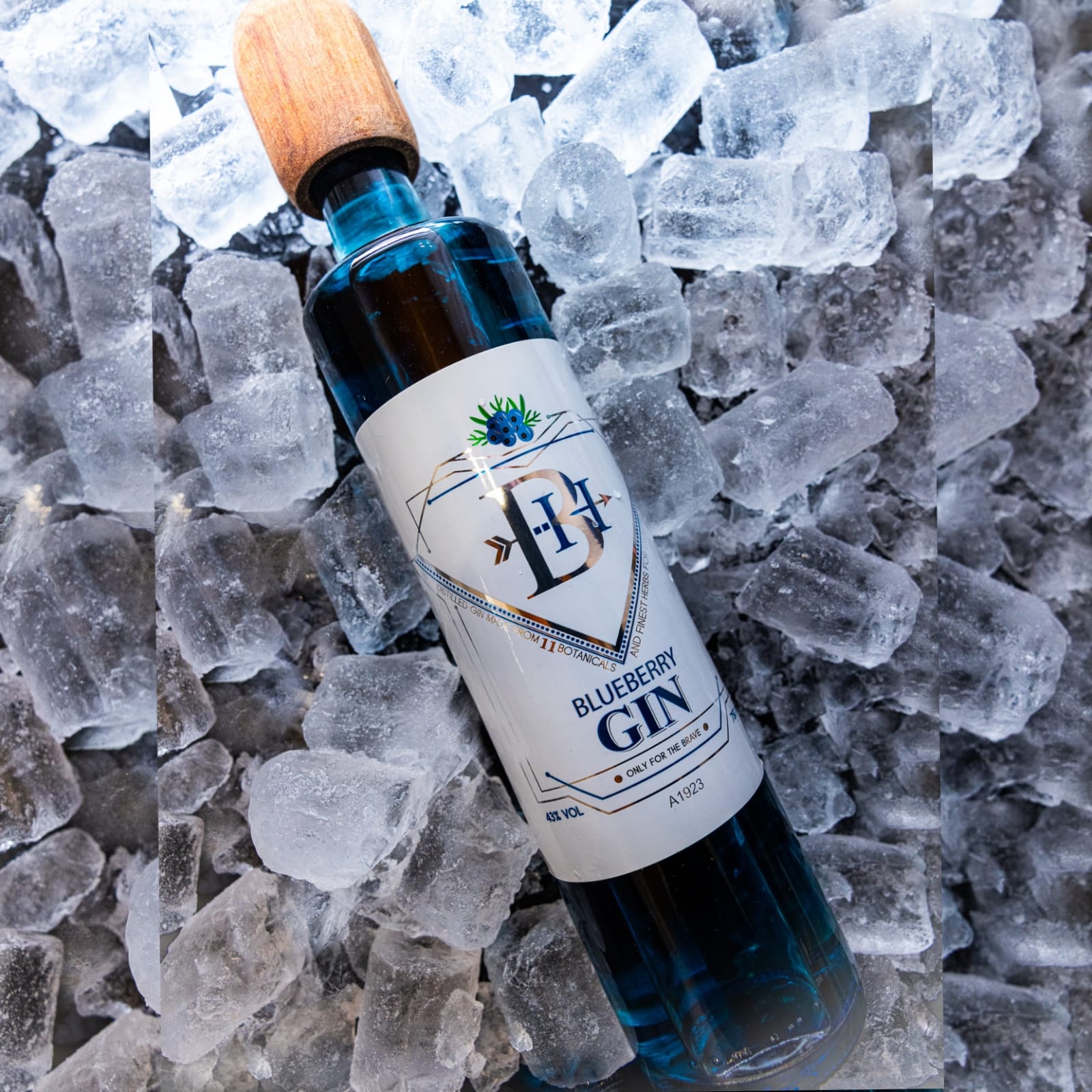 BraveHart Premium BlueBerry Gin 750ml