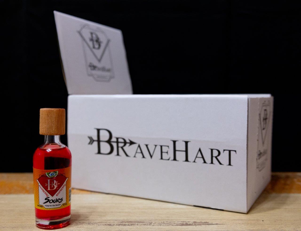 BraveHart Premium RaspBerry Sour 50ml X 24 Box