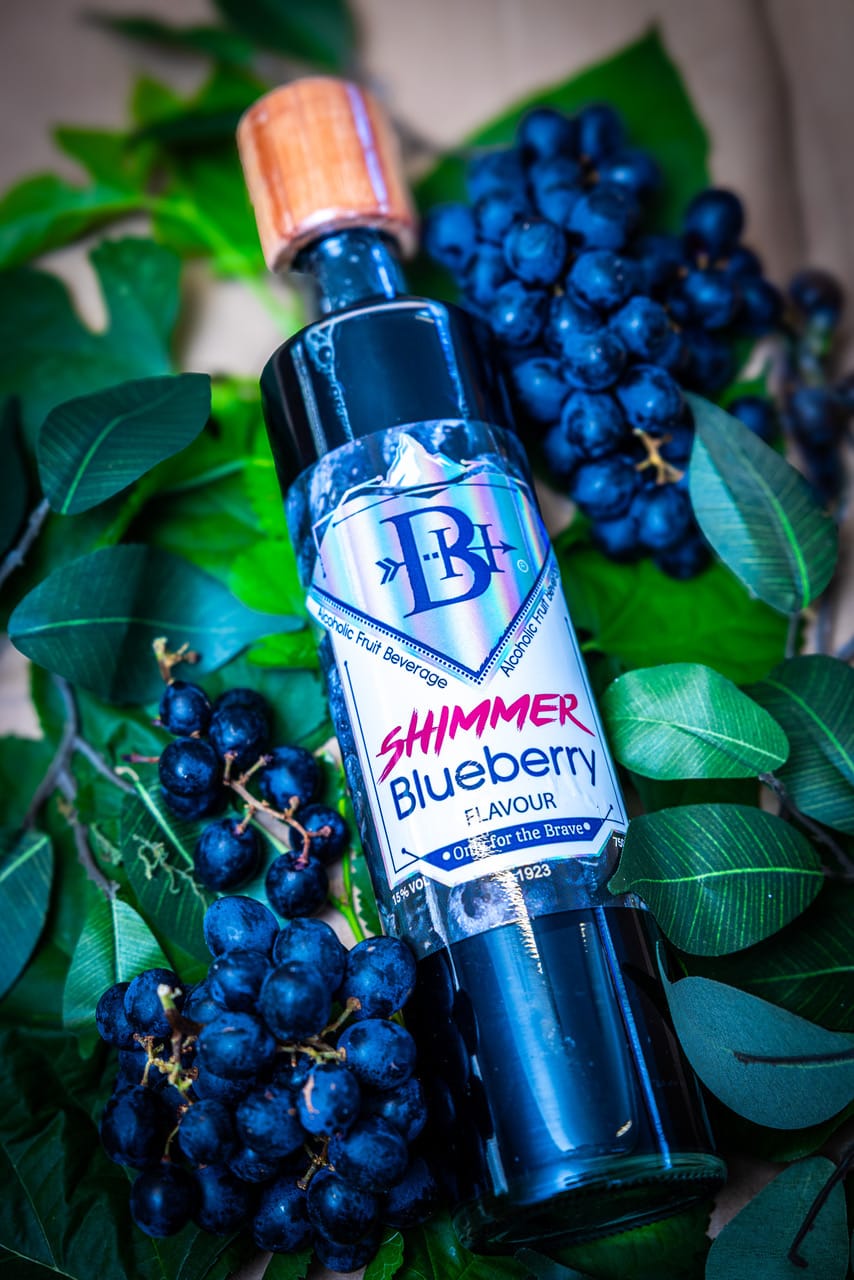 BraveHart Shimmer BlueBerry Vodka Fruit Liqueur 750ml
