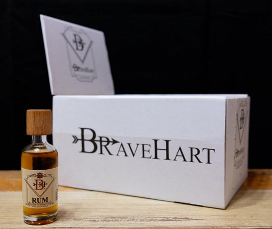 BraveHart Premium Spiced Rum 50ml X 24 Box